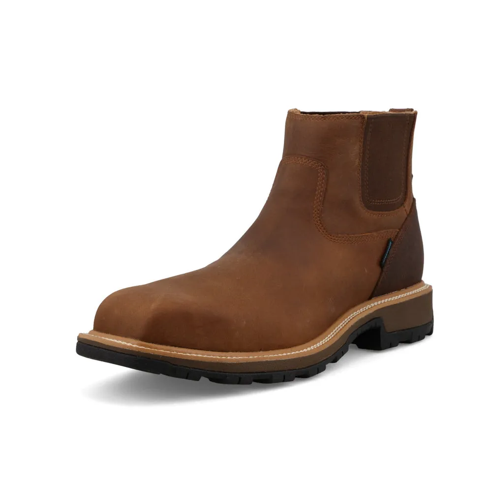 Twisted X 6″ Chelsea UltraLite X™ Work Boot Russet / Dark Brown
